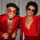 Anderson .Paak and Bruno Mars of Silk Sonic are seen backstage for the 2021 American Music Awards on November 21, 2021 in Los Angeles, California.